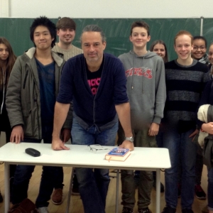 Der Schriftsteller Boris Hillen zu Gast in der AG &quot;Literarisches Schreiben&quot;